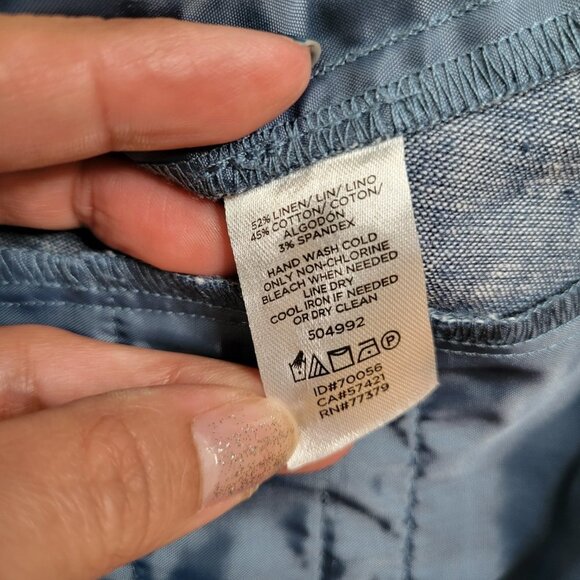 Ann Taylor Factory Linen Blend Pants - Size 8 - Picture 8 of 10